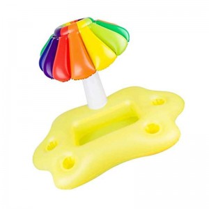 Uppblåsbar dryckskopphållare, molndryck floats för poolfest och vatten roliga dekorationer sommarstrand fritid kopp flaskhållare för vuxna barn