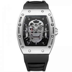 Mode Skull Men \\\\ \'s Quartz Watch Daniel Gorman Go11 Creative Dial Watch for Men Clock Gold Life Waterproof Men\'s Watches Sports Style