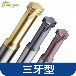 gäng malning skärare enstand tre tänder hela tandtråd malning skärare