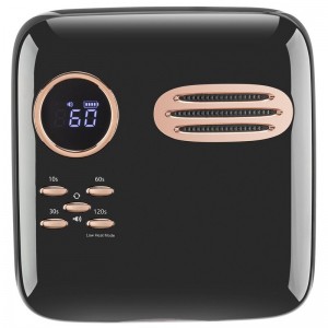 M&r 701Pro Cordless LED -nagellampa, trådlösnagelorkare, 72W laddningsbar LED -nageljus, bärbar gel UV LED -nagellampa med 4 timerinställningssensor och LCD -skärmgrön