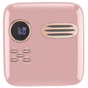 M&r 701Pro Cordless LED -nagellampa, trådlösnagelorkare, 72W laddningsbar LED -nageljus, bärbar gel UV LED -nagellampa med 4 timerinställningssensor och LCD -skärmgrön