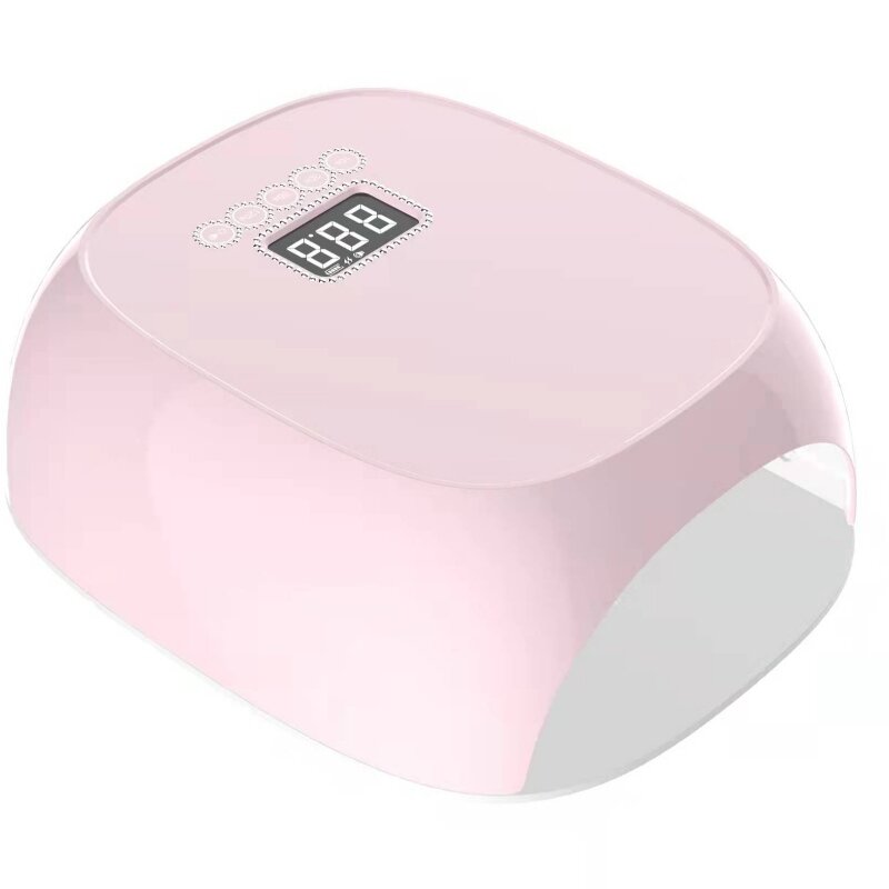 M&r 801Pro Cordless LED -nagellampa, trådlösnagelorkare, 72W laddningsbar LED -nageljus, bärbar gel UV LED -nagellampa med 4 timerinställningssensor och LCD -skärmgrön