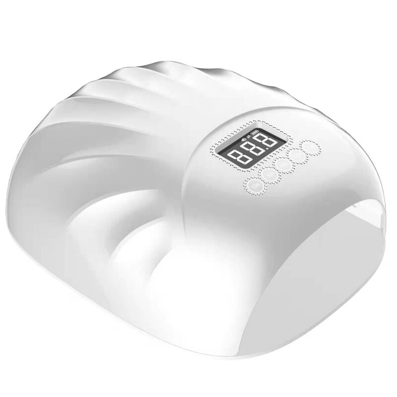 M&r 802Pro Cordless LED -nagellampa, trådlösnagelorkare, 72W laddningsbar LED -nageljus, bärbar gel UV LED -nagellampa med 4 timerinställningssensor och LCD -skärmgrön