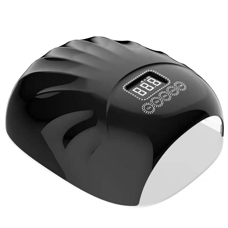 M&r 802Pro Cordless LED -nagellampa, trådlösnagelorkare, 72W laddningsbar LED -nageljus, bärbar gel UV LED -nagellampa med 4 timerinställningssensor och LCD -skärmgrön