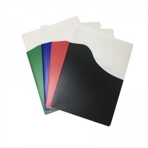 Anpassad logotyp PP Material dubbelficka med svamppresentation