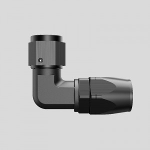 90 graders skärare Kvinnlig smidd armbåge en slang slutar