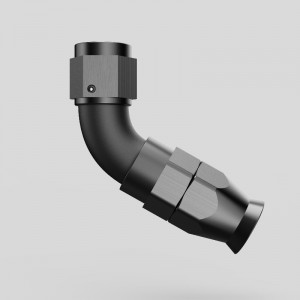 PTFE 60 graders slangändbeslagadapter