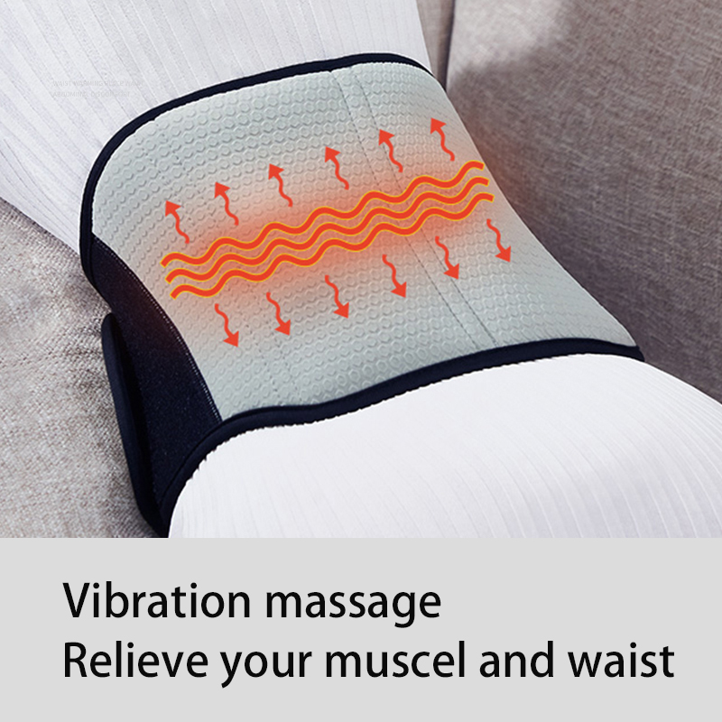 Uppvärmd midjelagning med massage, uppvärmning av vibrationsmidjemassager