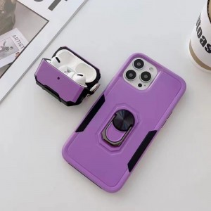 Lämplig för iPhone 14Pro -fodral, ringväska och trådlöst snabbladdningsfodral