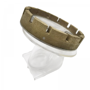 Täcka glas kanthjul