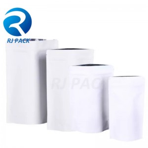 100% återvinningsbara metalliserade stativpåsar med dragkedja