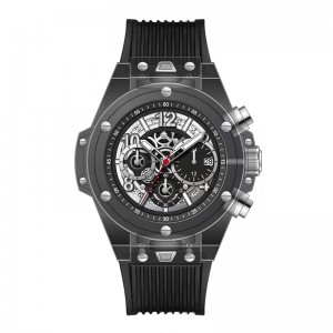 Daniel Gormanrm2209 Automatisk akryltransparent design Men \\\\ \'s Quartz Watch Waterproof Men \\\\\' s Watch Business Watch Men \\\\ \'s Watch