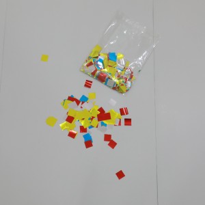 Vävnadspapper konfettikretsar