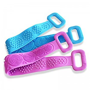 Silikon badborstar badbälten