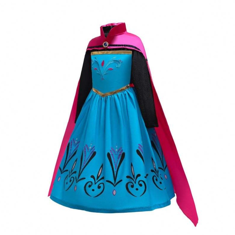 Baige Christmas Halloween Party Dresses For Kids Princess Anna Elsa Cosplay Costume Baby Roll Spela kostym