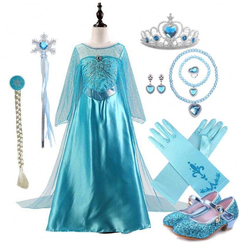 Halloween Cosplay Party klä upp 2-11y Little Girl Kids Princess Costumes With Accessories DGHC-001