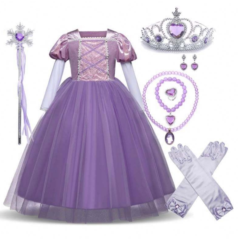 Halloween Cosplay Party klä upp 2-11y Little Girl Kids Princess Costumes With Accessories DGHC-001