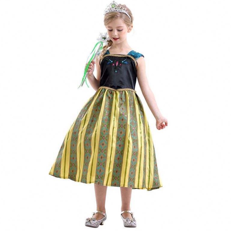 Amazon Hot Selling Fancy Fairytale Children Barn Kostymflickor Kostymprinsessaklänningar HCGD-015