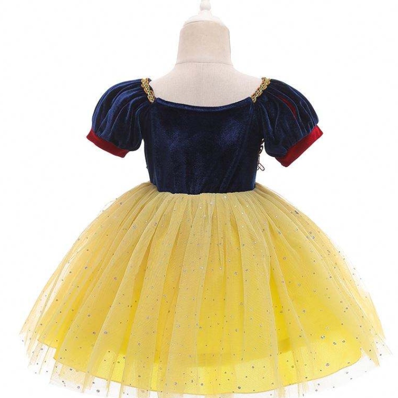 2020 Ny sequined Snow White Princess Kjol Newborn Baby Girl Halloween Costume D0693