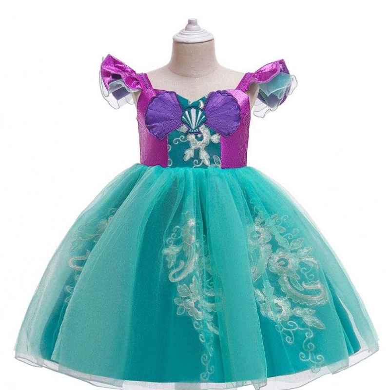 Barn Christmas Princess Party Dresses Cosplay Mermaid Costume för barn