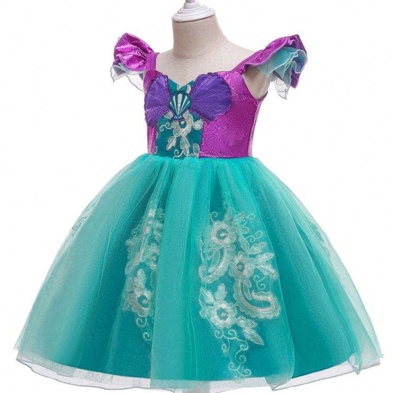 Barn Christmas Princess Party Dresses Cosplay Mermaid Costume för barn