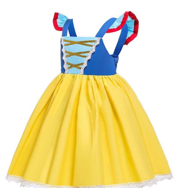 COS31 Halloween Cosplay Fancy Dress Snow White Cartoon Costume for Girls