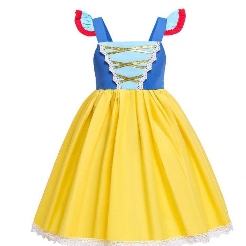 COS31 Halloween Cosplay Fancy Dress Snow White Cartoon Costume for Girls