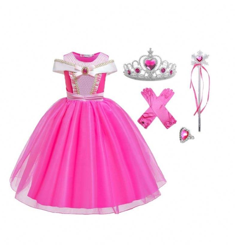 Carnival Cosplay Princess Sleeping Beauty Dress Christmas Girls Birthday Party Fancy Kids Dress Costumes Collection