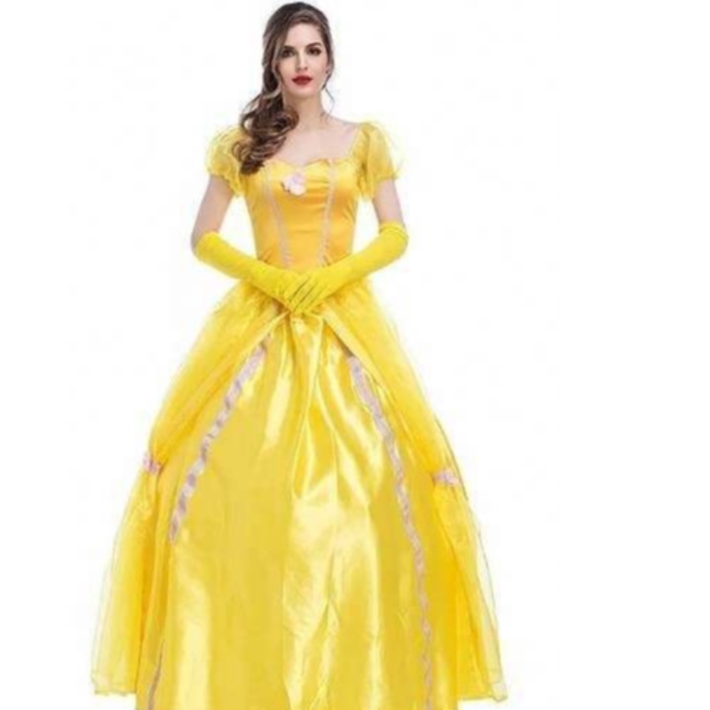 Cosplay Belle Princess Dress Lady Dresses for Beauty and the Beast Women Party Clothing Costumes