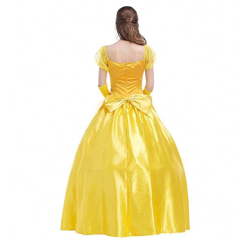 Cosplay Belle Princess Dress Lady Dresses for Beauty and the Beast Women Party Clothing Costumes