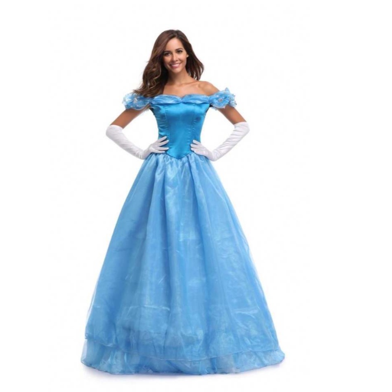 Film Beauty and the Beast Belle Princess Dress Cosplay Costumes For Adult Women Women Halloween Party Canonicals Fancy Costume