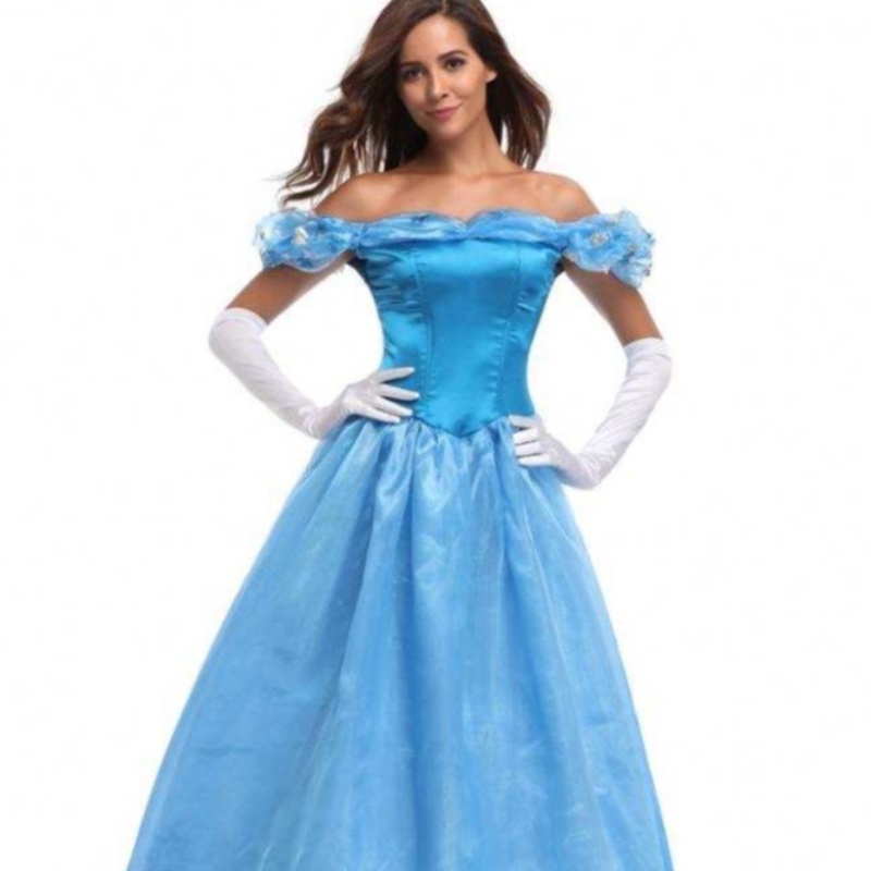 Film Beauty and the Beast Belle Princess Dress Cosplay Costumes For Adult Women Women Halloween Party Canonicals Fancy Costume