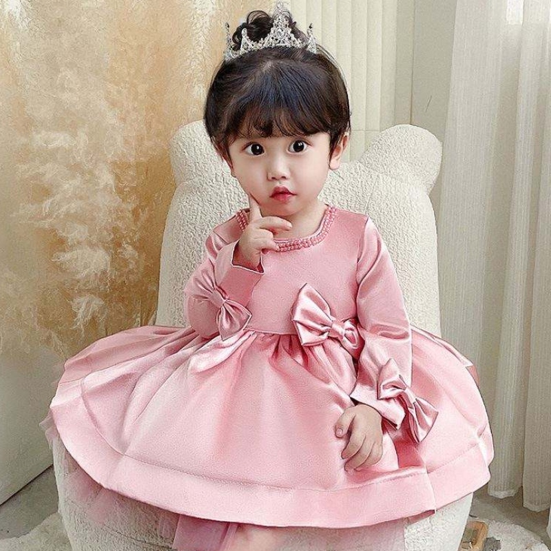 Baige Children Dress Party Wear Fairy Flower Girls Dresses 6 Years Birthday Ball Gown 9105