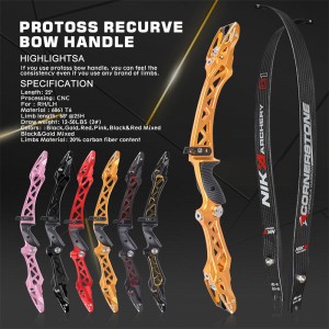 Elongarrow 68Inches RH/lh Recurve Bow med C1 kolbenar