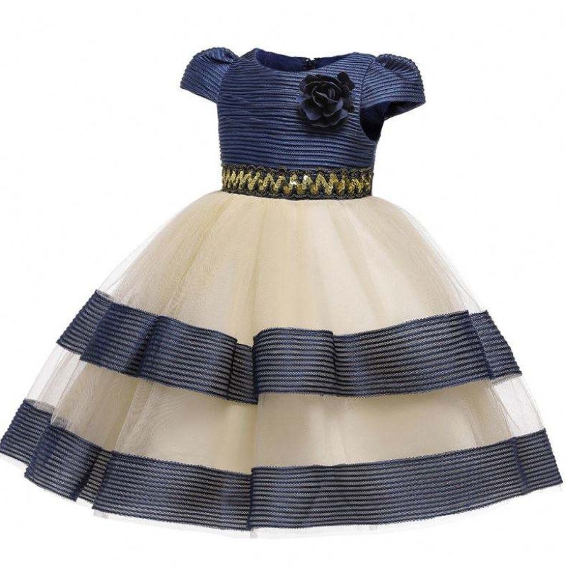 Baige New Design Girls Cake Dress Elegant Evening Formal Baby Flower Girl Dresses L5160