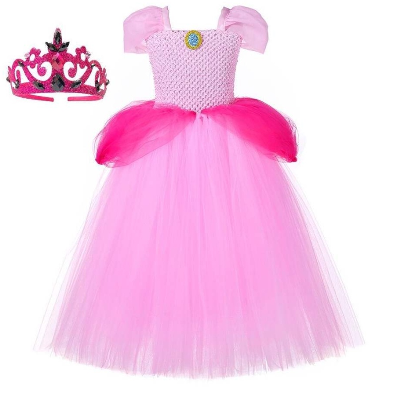 Little Girls Princess Costume Halloween Party Birthday Dress Up Cosplay