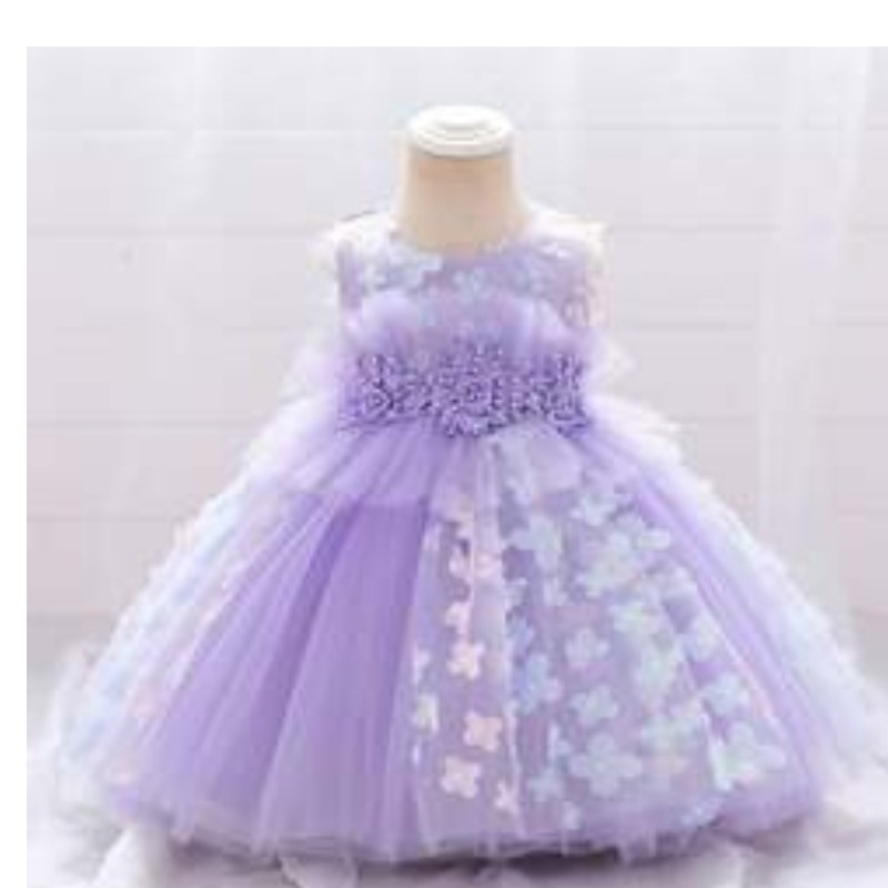 Baige Lovely Flower Bridesmaid Girls Party aftonklänningar Children Wedding Dresses L2030xz