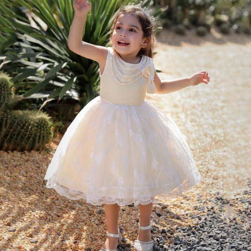 Baige Europe Style Toddler Sequin Dress Girls Christmas Dresses Birthday Holiday Party Wedding Flower Girls Dresses