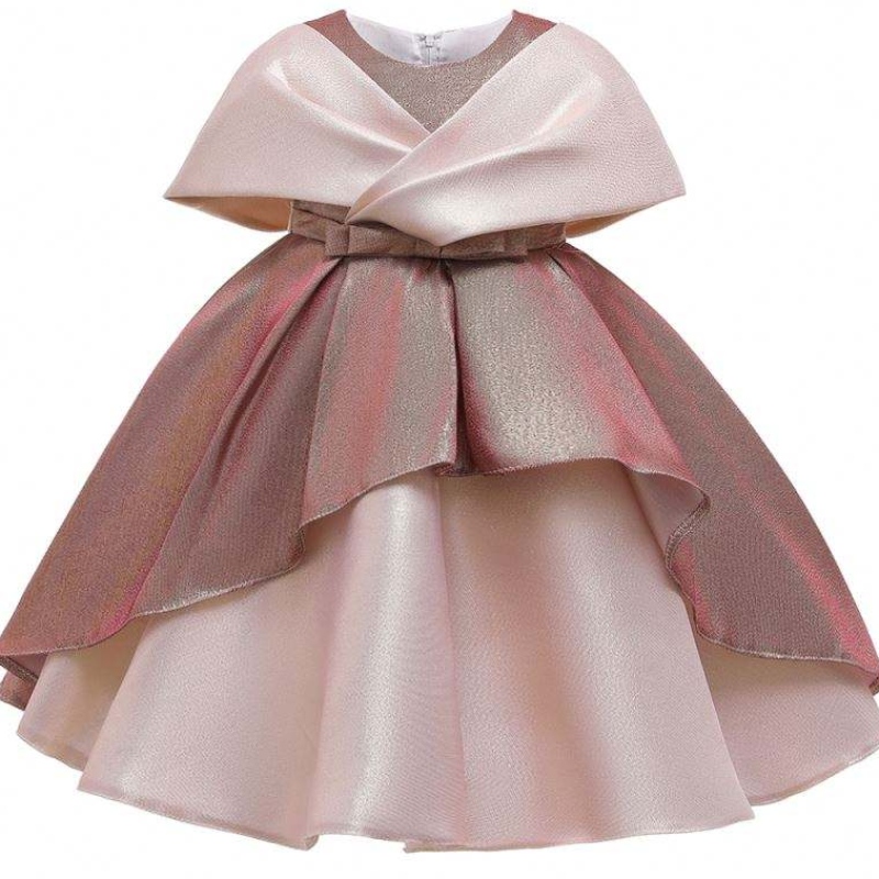 New Fashion Girl \\ 's klänningar Summer Flower Girl Wedding Birthday Party Ball Gown L5185