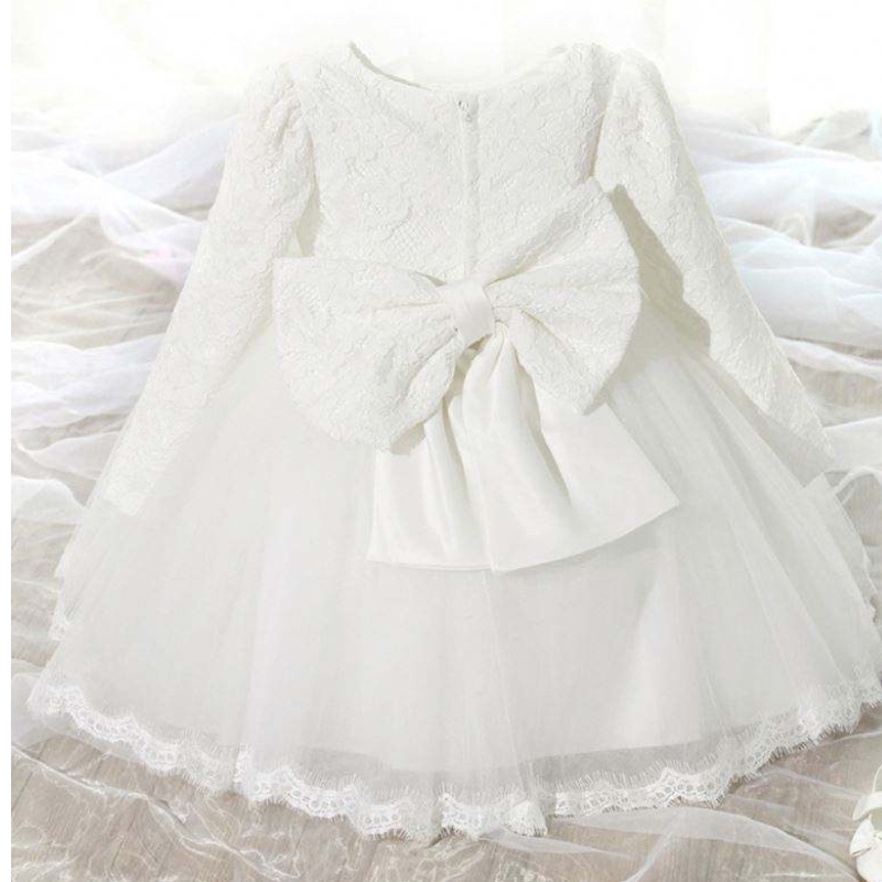 Baige Ny lager Dop Kids Party Dress Flower Girl Princess Födelsedagsfest Summerklänning BBTZ002