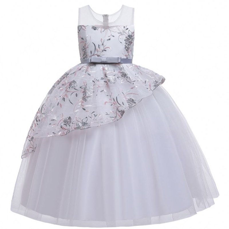 Nya tjejklänningar i Stock Fashion Prom Event Frack Vacker Festival Style Party Flower Dress LP-250