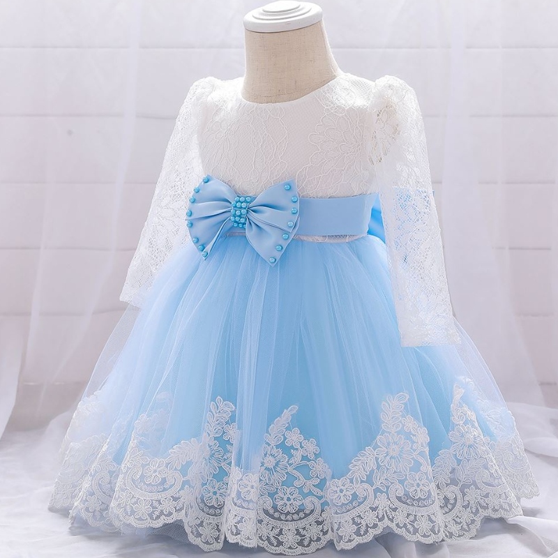 Baige Little Miss Fancy frocknyfödda Baby Flower Girls Dress Birthday Party Dress for Baby Girl L1940xz