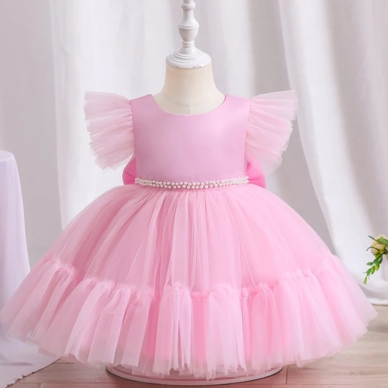 Girls Princess Party Dresses for Kids Elegant Brides Texa Prom Gown Children 4 5 6 7 8 9 10 Years Evening Tutu Carnival Costume