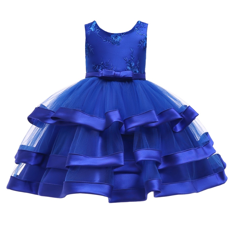 Baby Flower Princess Dress Sleeve Party Dress Lovely Girl Dress