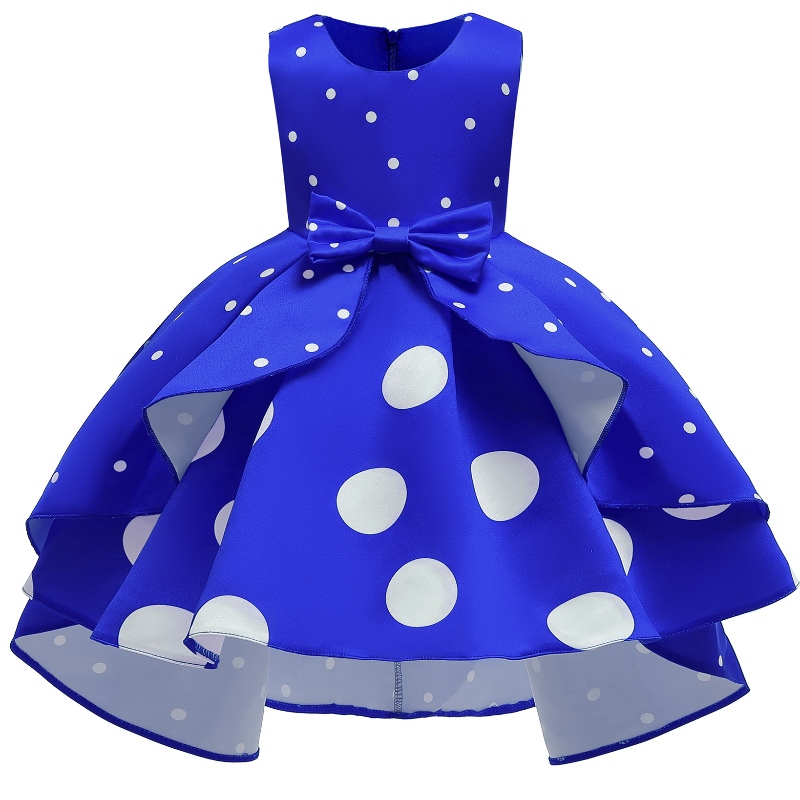 Girls Party Dress Polka Dot Princess Dress Children's Amazonklänningskjol