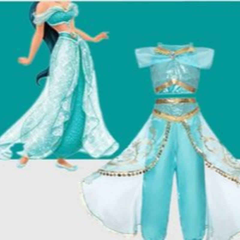 Princess Costume Halloween Children Girl Dress Cosplay Costumes Dresses For Girls Rolldräkt 4 till 10 år