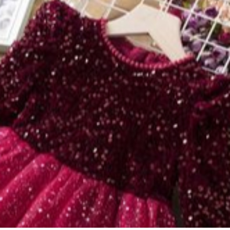 Girls Party Fluffy Cake Smash Dress Spring Long Sleeve Formal Evening Princess Costume