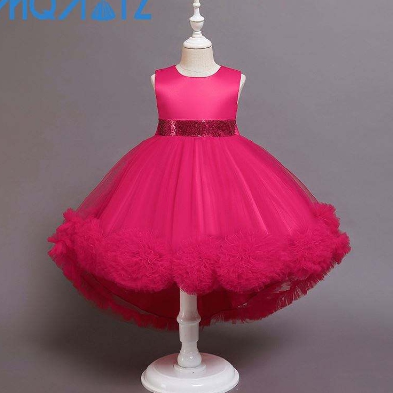 Baige Hot Sale Girl Princess Party Dress frock Kids Party Long Gown Flower Girl Dress