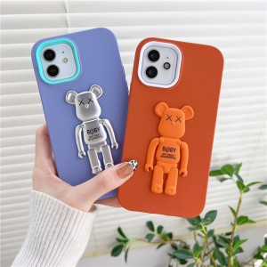 Dennya produkten är lämplig för Apple iPhone13Pro Explosive Bear Mobile Phone Protective Case, och supportfunktionen faller anti och anti -vibrationsmobiltelefonskal