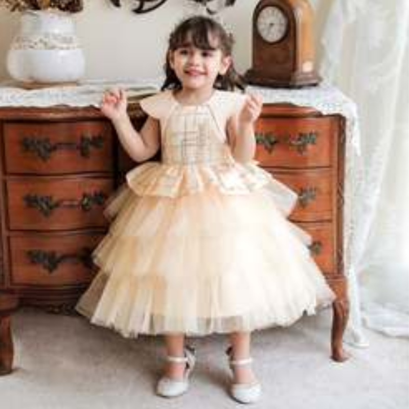 Baige Wholesale Princess Sequin Dress Girls \\ 'Birthday Party Unique Costume Fancy Baby Dresses